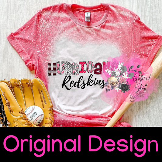 Hurricane - Glittered Skull Original Design