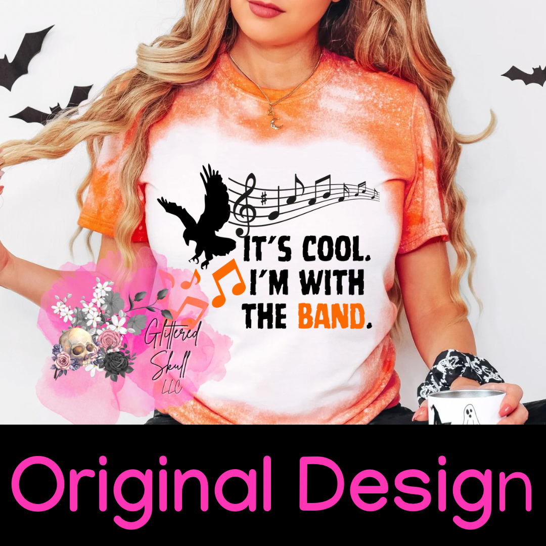 SC Band - Glittered Skull Original Design