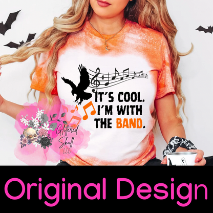 SC Band - Glittered Skull Original Design