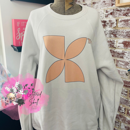 Bella Crew Neck Sweatshirt - Pink Logo